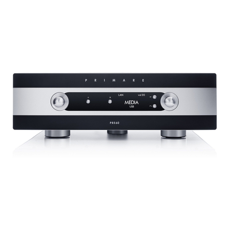 Primare PRE60 User manual