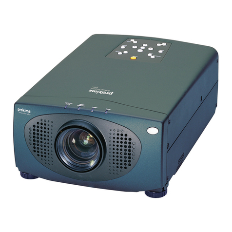 Proxima Desktop Projector 9260 User manual