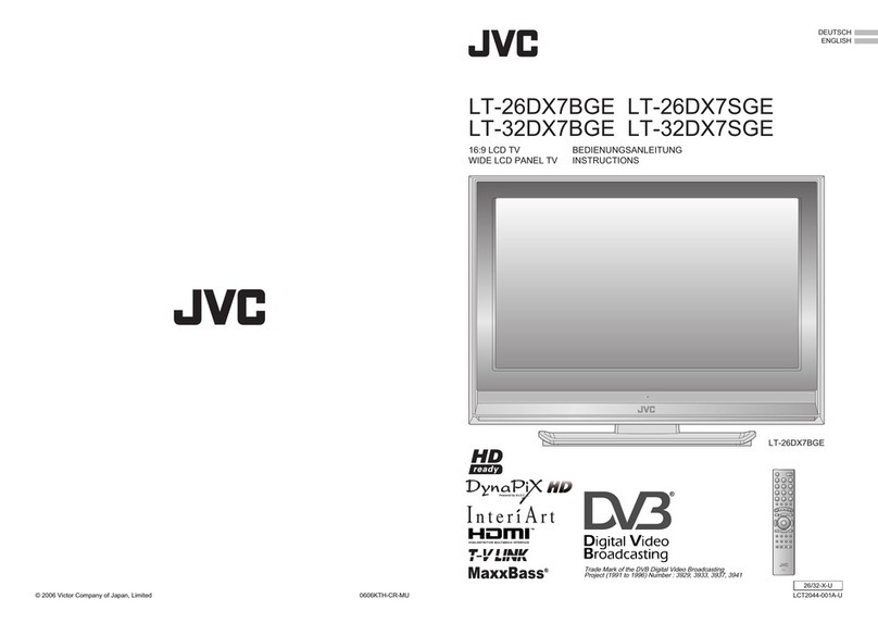 JVC LT-26DX7BGE User manual