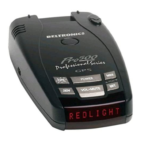 Beltronics Ultimate Pro 500 User manual