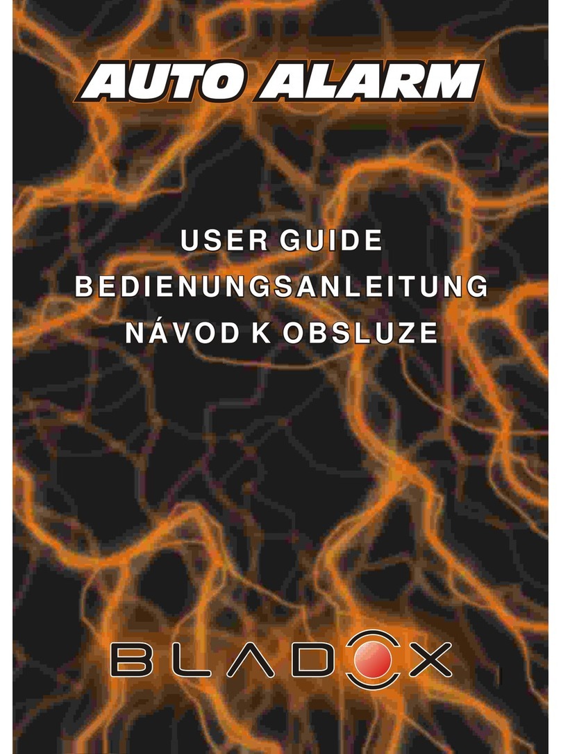 Bladox Auto Alarm user guide