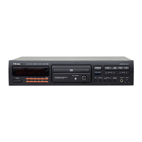 Teac CD-P1440R User manual
