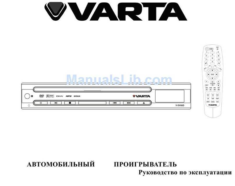 Varta V-DV05D instruction manual