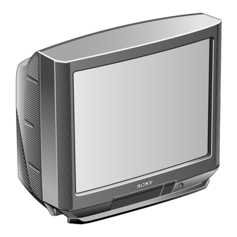 Sony Trinitron KV-25K5A Service manual