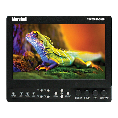 Marshall Electronics V-LCD70XP-3GSDI User manual