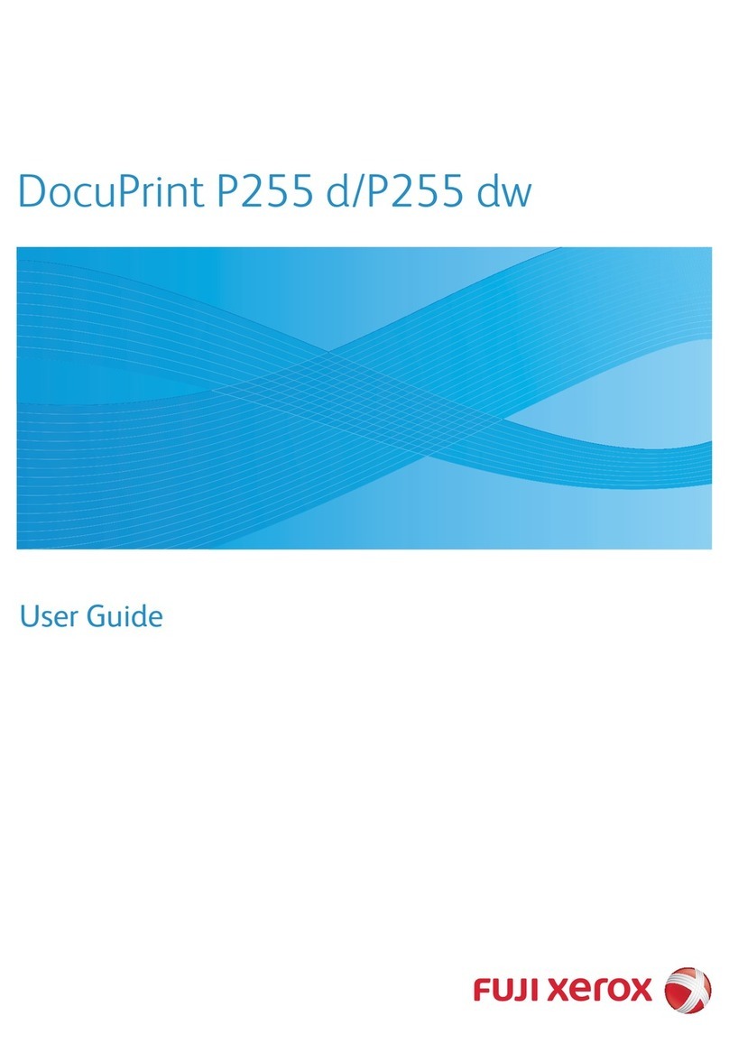 Fuji Xerox DocuPrint P255 dw User manual Fuji Xerox DocuPrint P255 dw User manual