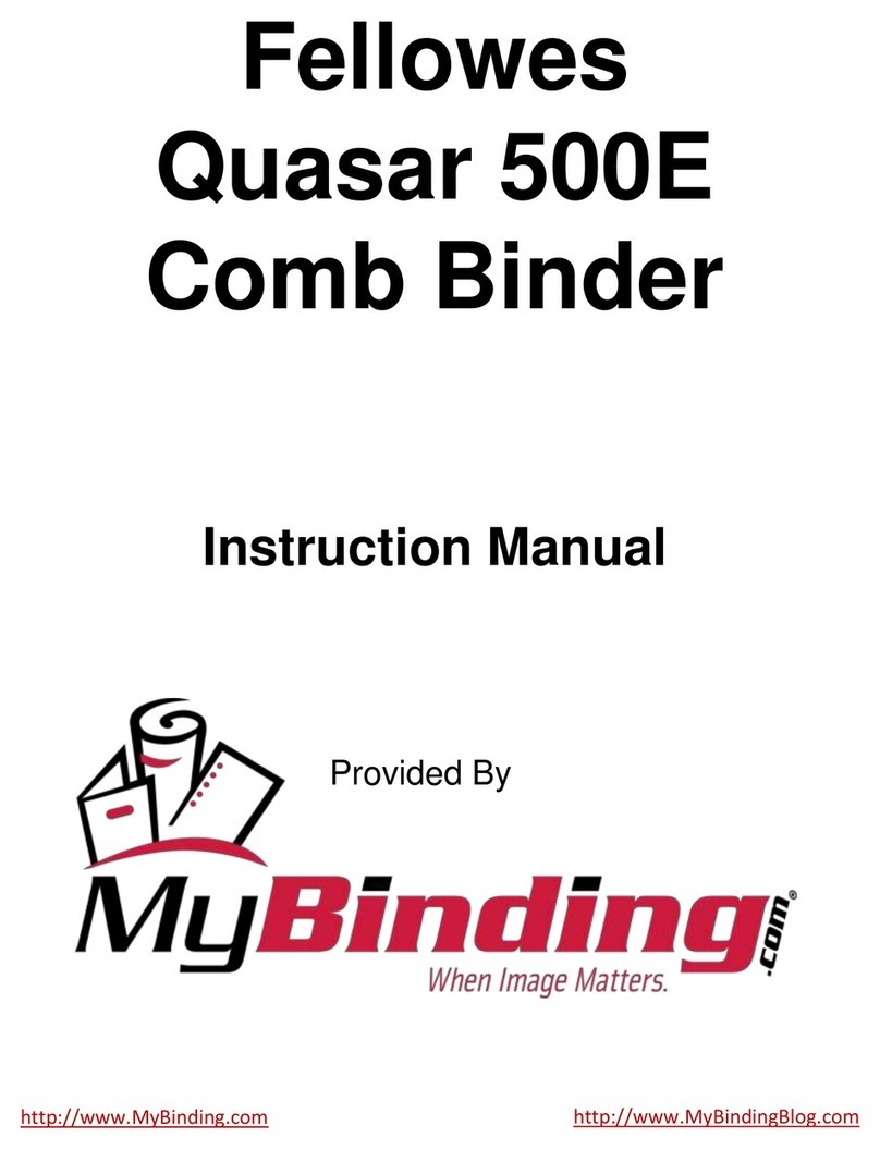 Fellowes Quasar 500E User manual