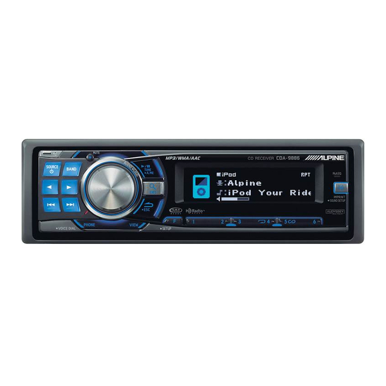 Alpine CDA-9886 User manual