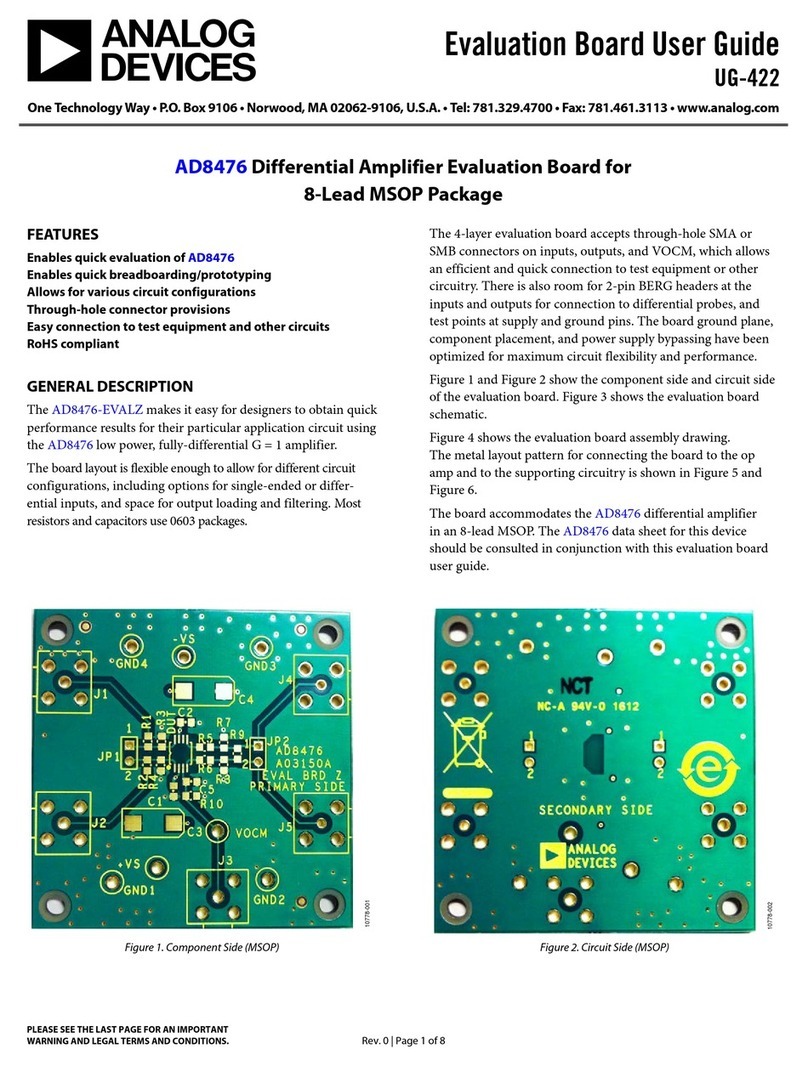 Analog Devices AD8476 User manual
