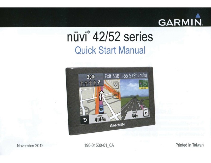 Garmin nuvi 42 series Instruction manual Garmin nuvi 42 series Instruction manual