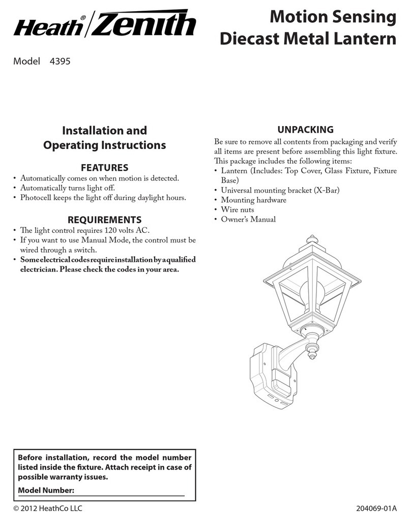 Heath Zenith 4395 User manual
