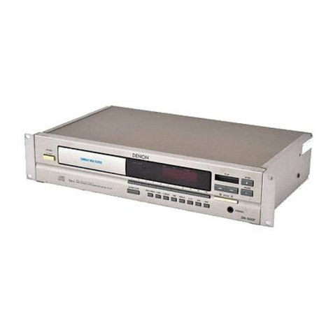 Denon Nippon DN-600F User manual