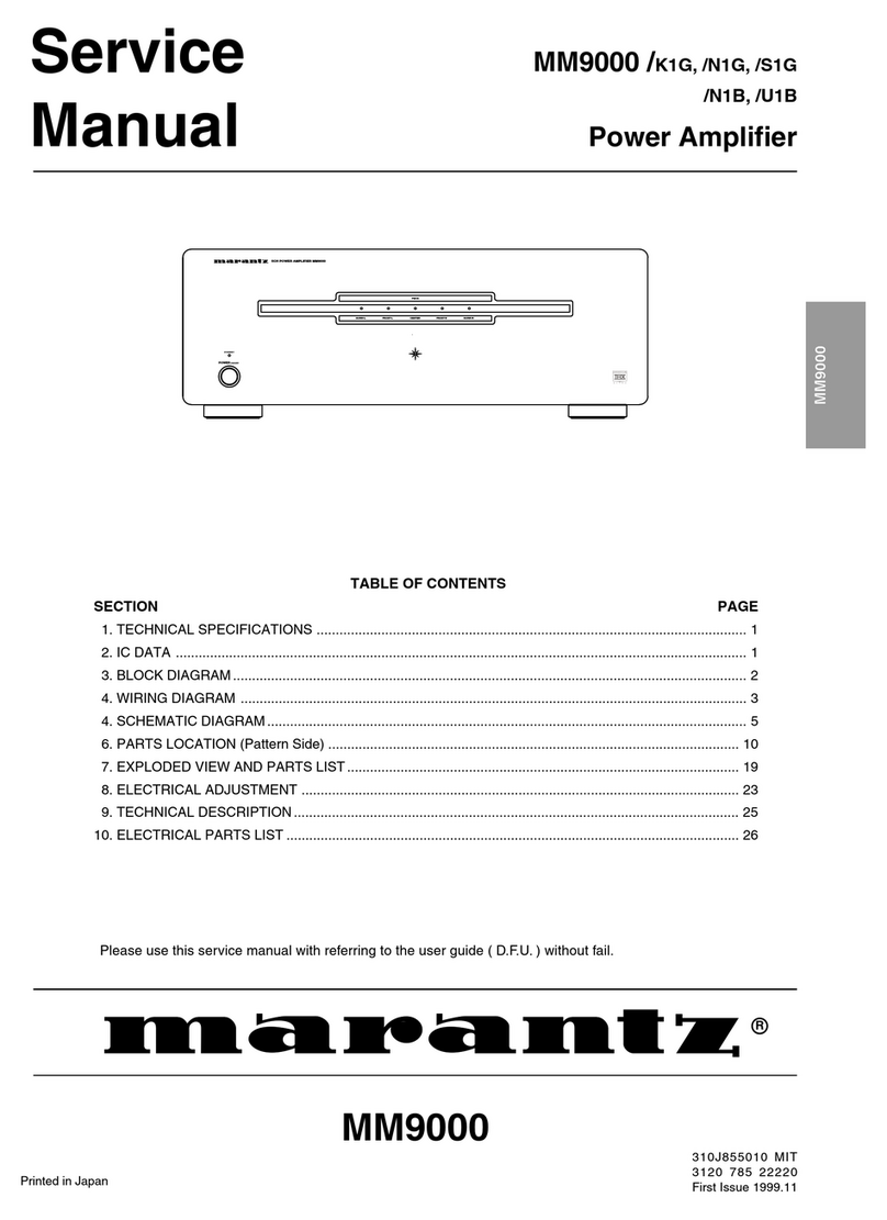 Marantz MM-9000 Service manual