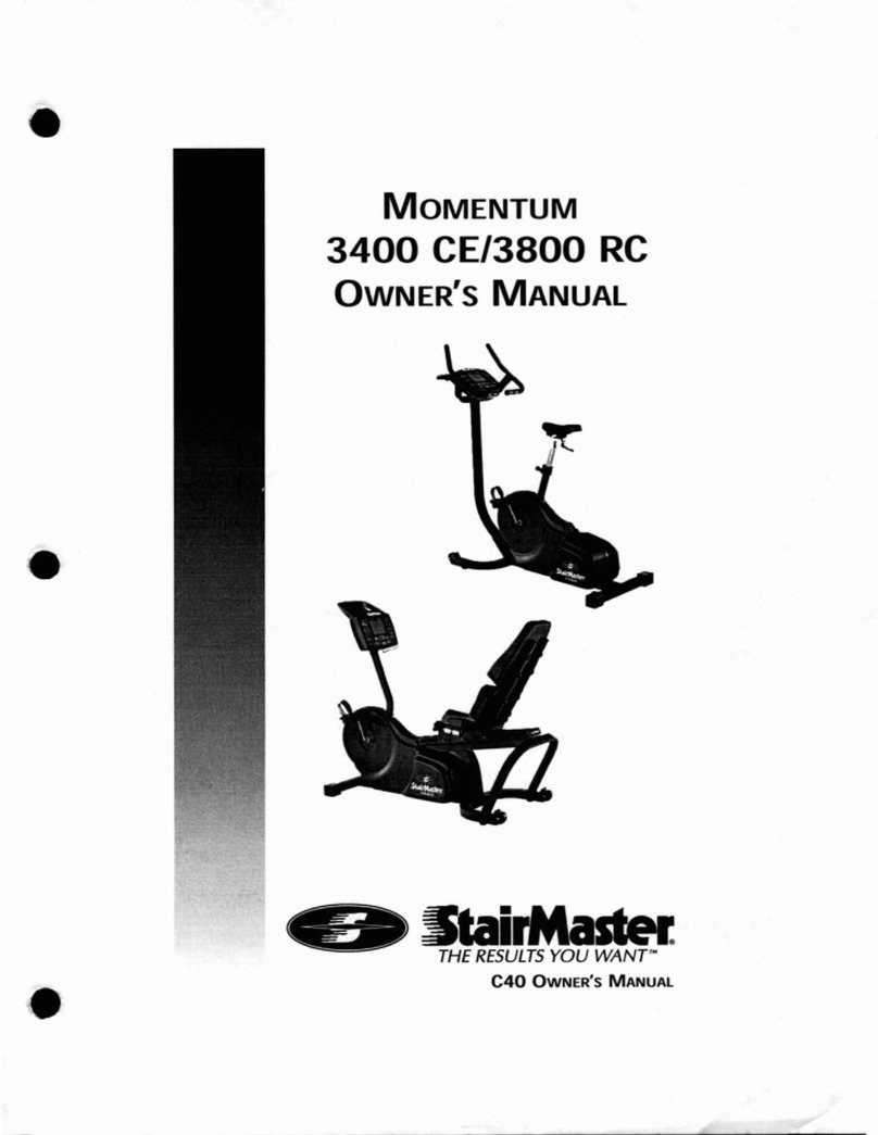 Stairmaster MOMENTUM 3400 CE owner's manual Stairmaster MOMENTUM 3400 CE owner's manual