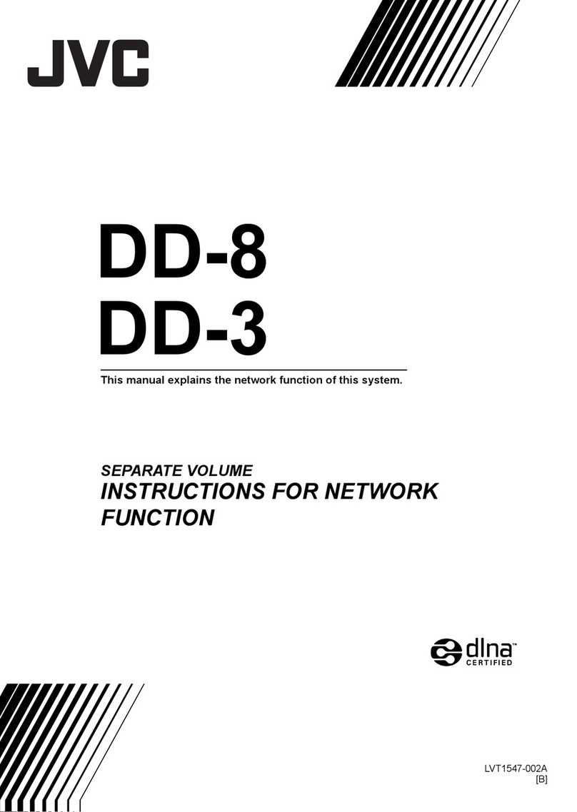 JVC DD-8 Network guide