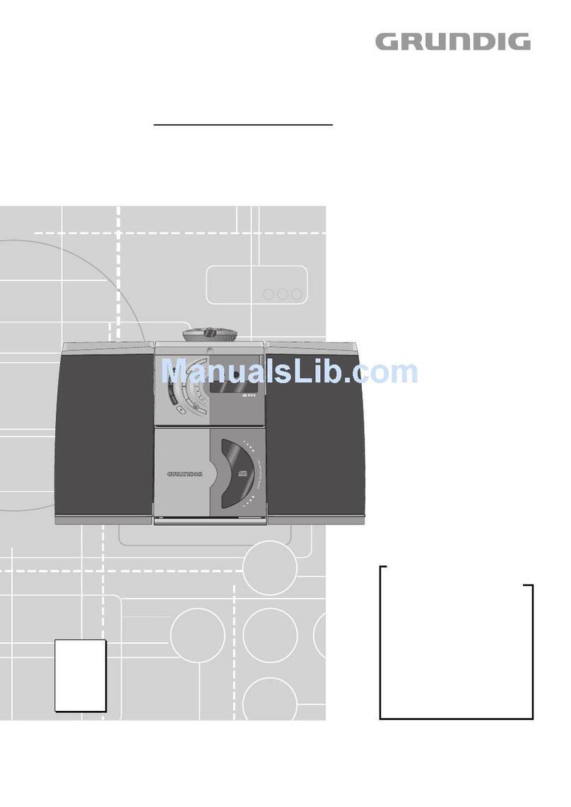 Grundig CDM 900 Service manual