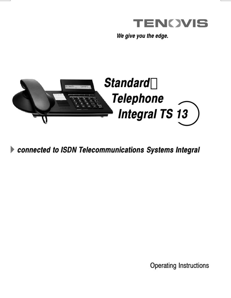 Tenovis Integral TS 13 operating instructions
