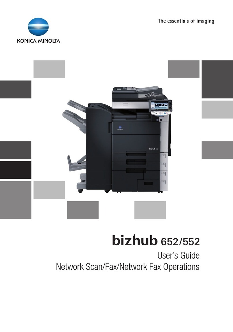 Konica Minolta bizhub 652 User manual