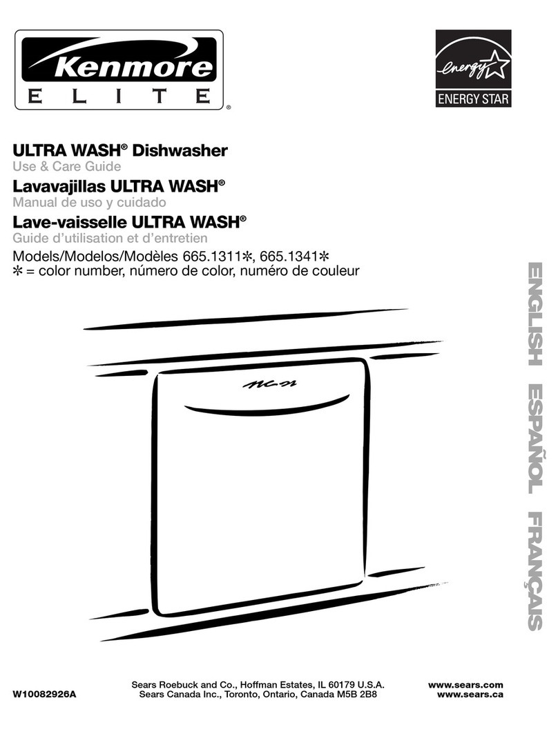 Kenmore 665.1311x Use & care guide