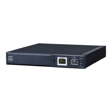 Omron POWLI BY50FW User manual