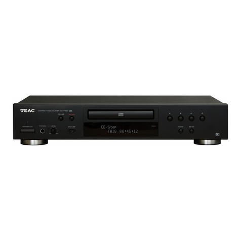 Teac CD-P650 User manual
