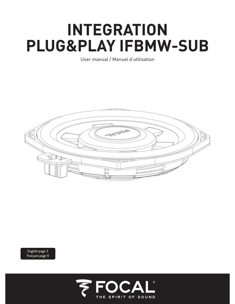 Focal IFBMW-SUB user manual