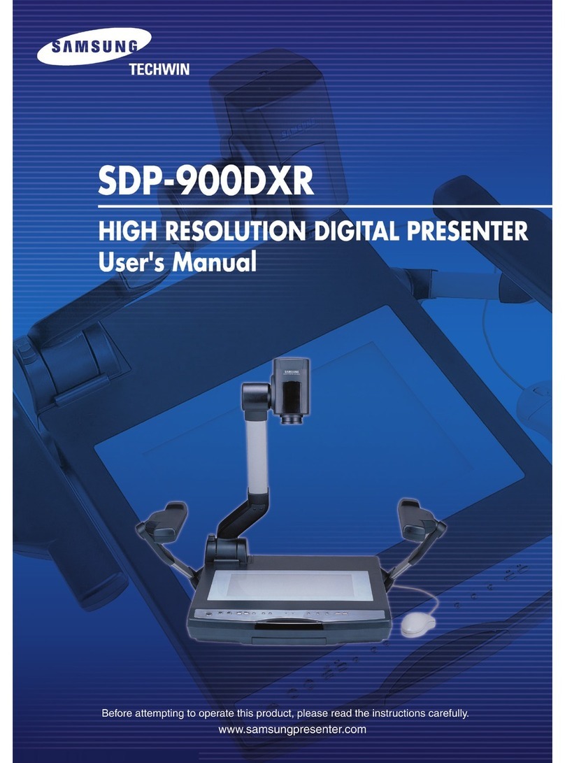 Samsung SDP-9000DXR User manual