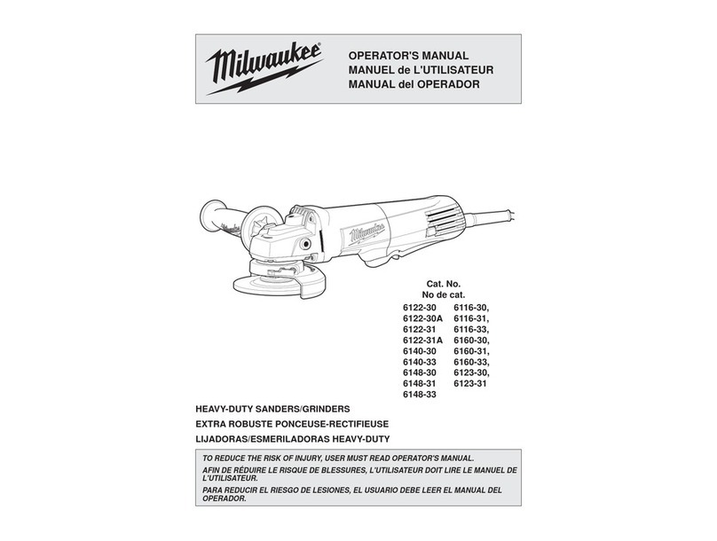 Milwaukee 6116-30 User manual