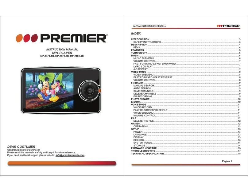 Premier MP-2478-1G User manual