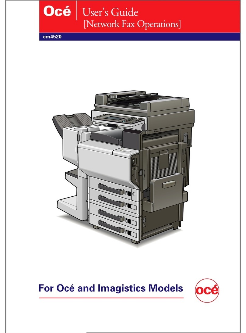 Oce CM4520 User manual Oce CM4520 User manual