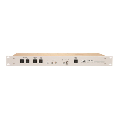 Broadcast Devices CDS-302 Technical reference manual