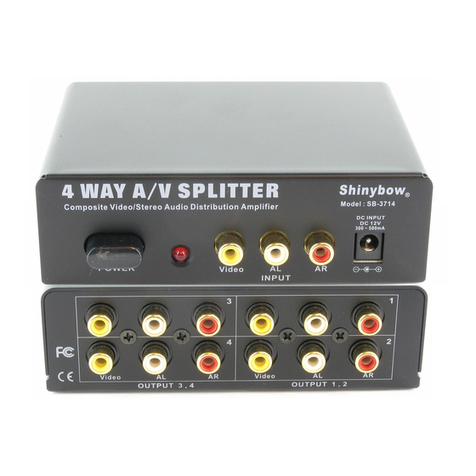 Shinybow USA SB-3714 User manual