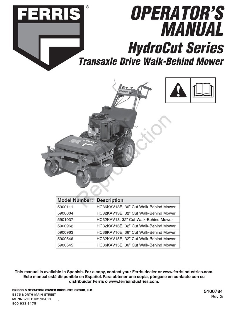 Ferris HydroCut Series User manual
