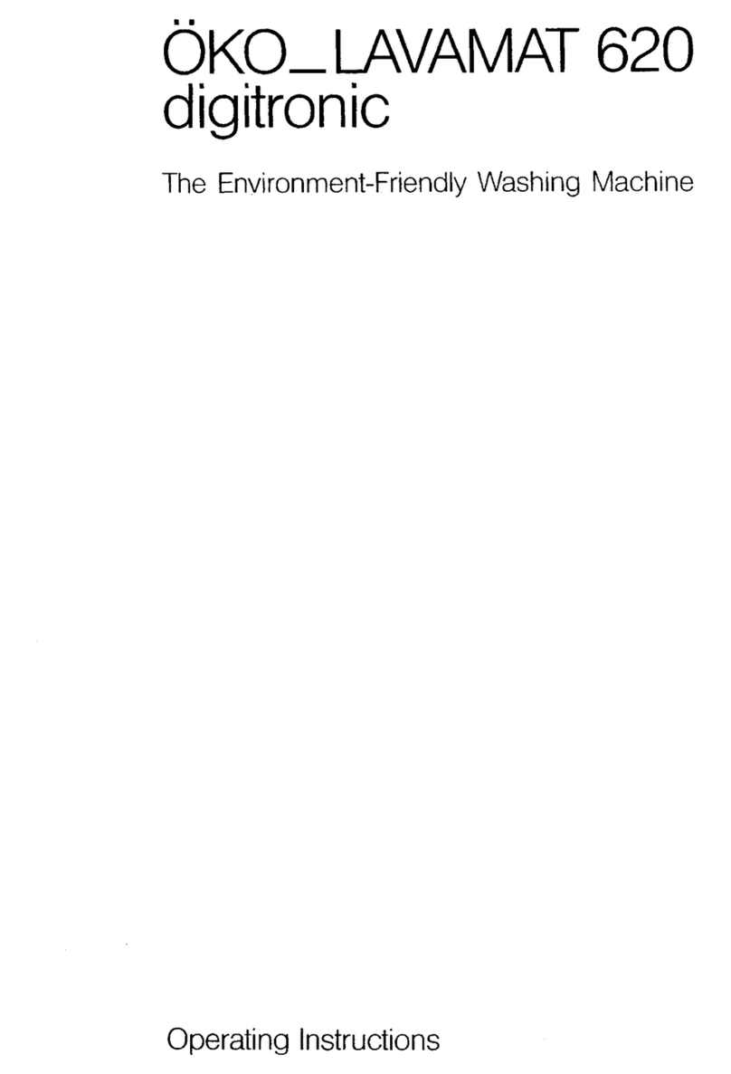 AEG OKO Lavamat 620 digitronic User manual