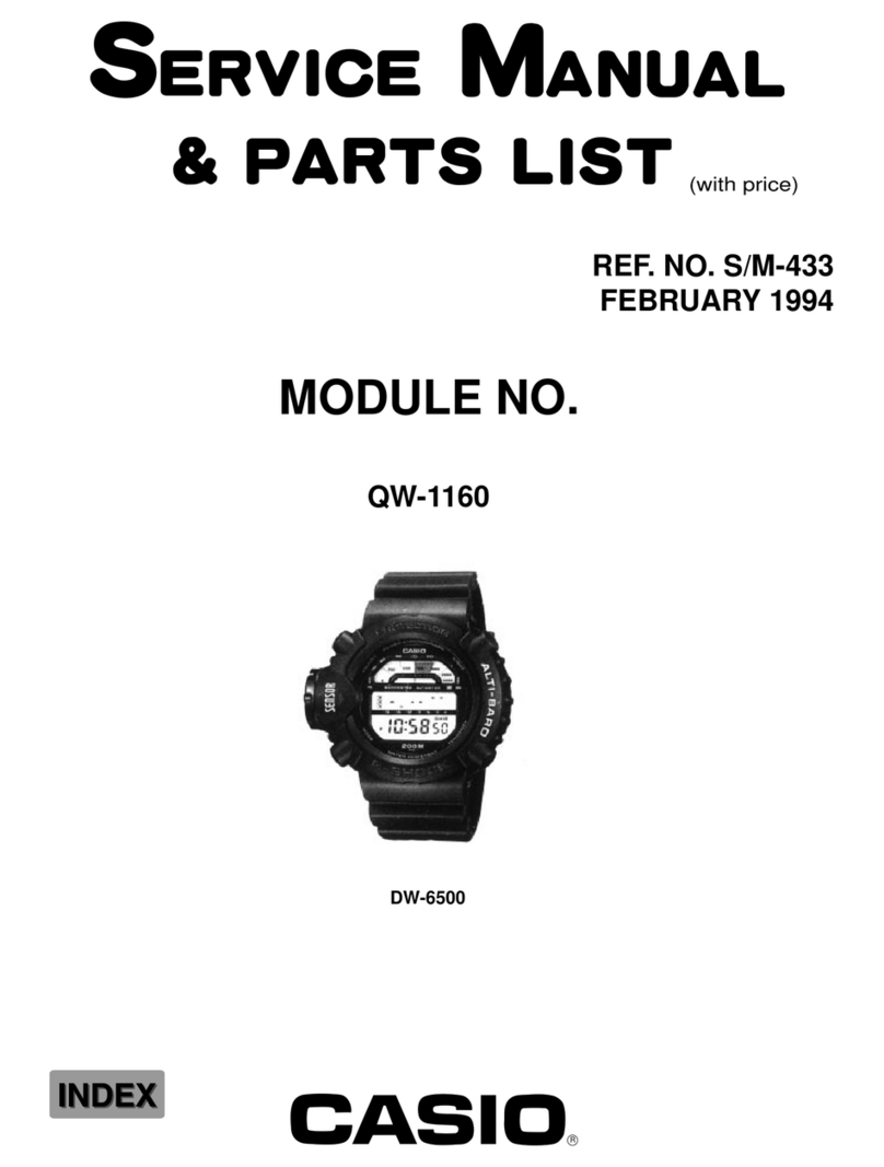 Casio QW-1160 User manual
