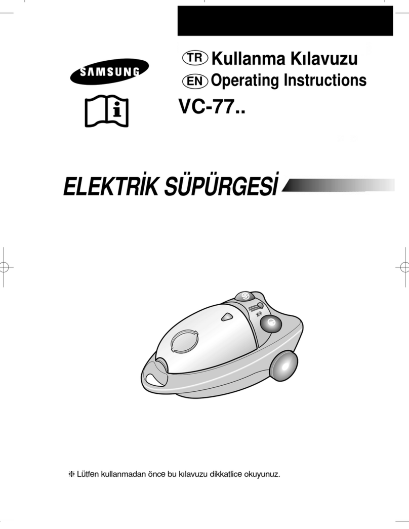Samsung VC-77 Series operating instructions