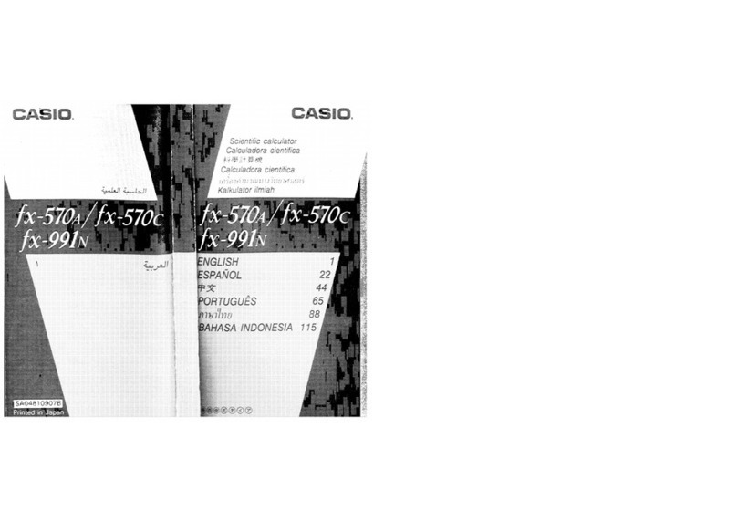 Casio fx-570A Installation instructions Casio fx-570A Installation instructions