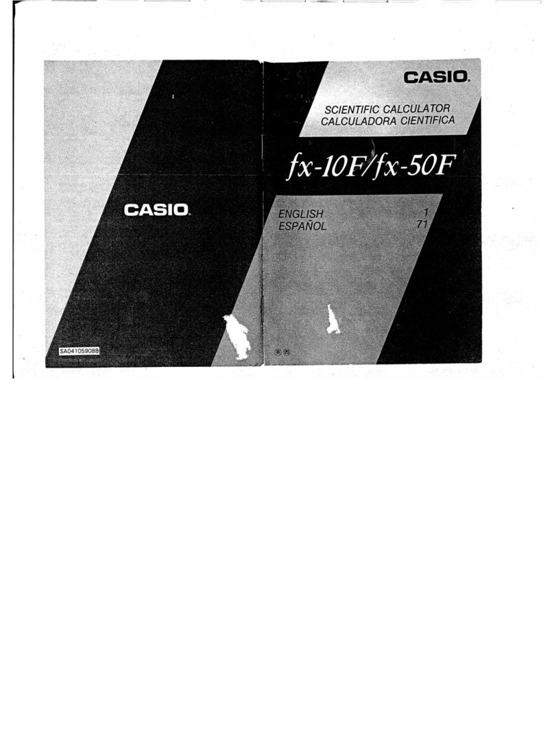 Casio fx-10F User manual Casio fx-10F User manual