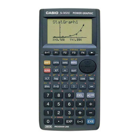 Casio fx-7450G User manual