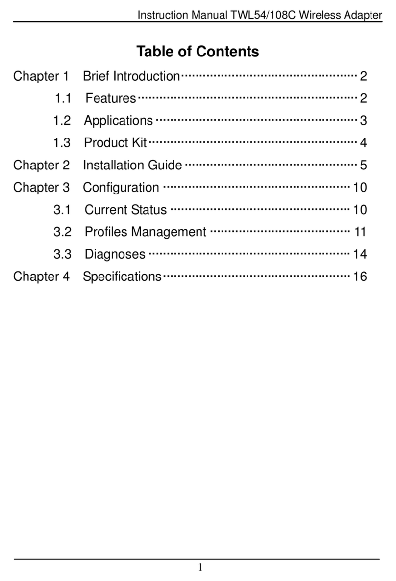 Tenda TWL54/108C instruction manual