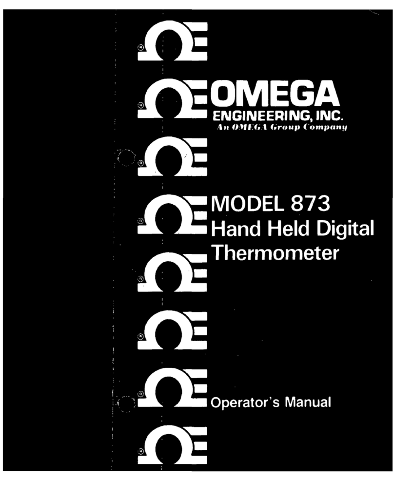 Omega Engineering 873C User manual