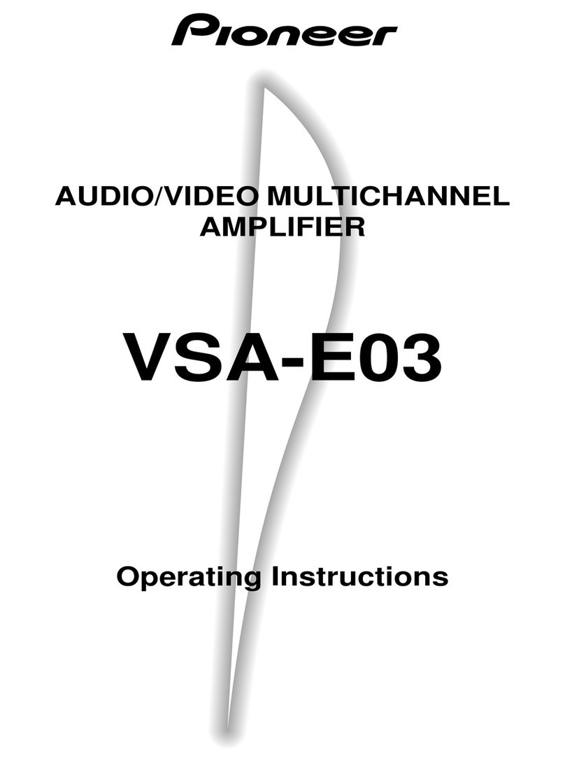Pioneer VSA-E03 User manual