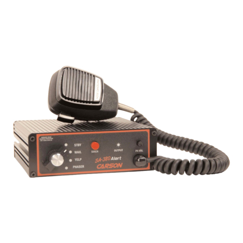 Carson SA-380-10 Installation and operating instructions
