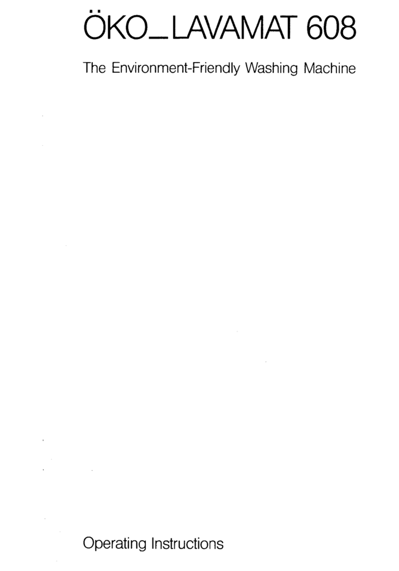 AEG OKO Lavamat 608 User manual