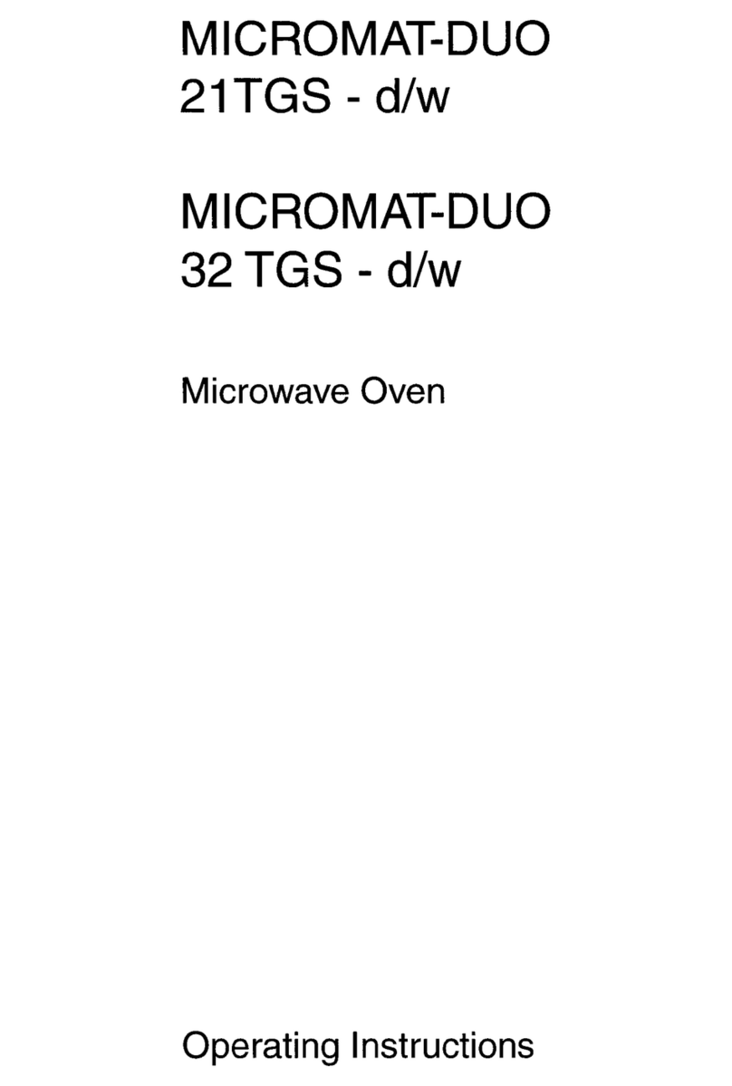 AEG Micromat-DUO 21TGS d/w operating instructions