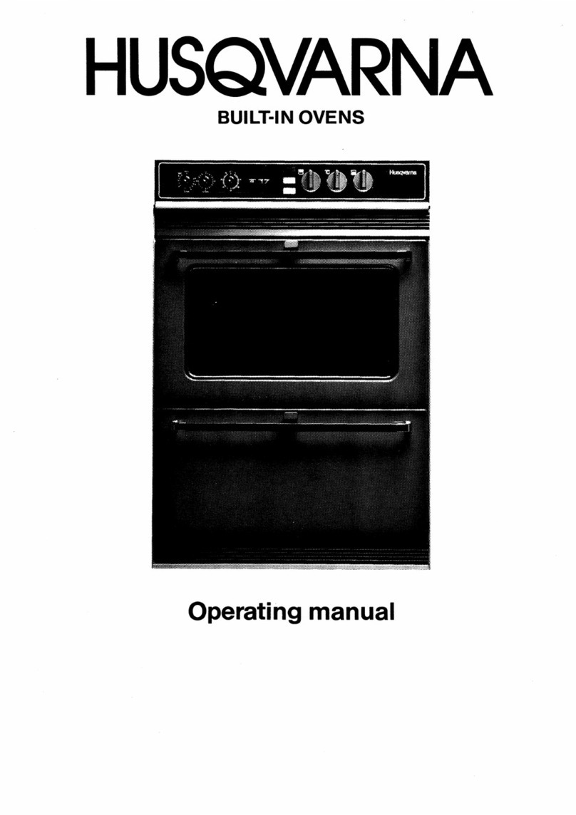 Husqvarna Built-in oven operating manual