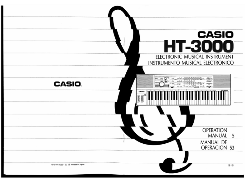Casio HT-3000 Operation manual