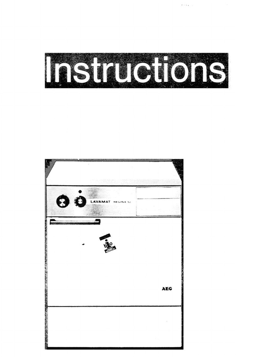 AEG Lavamat Regina SL User manual AEG Lavamat Regina SL User manual