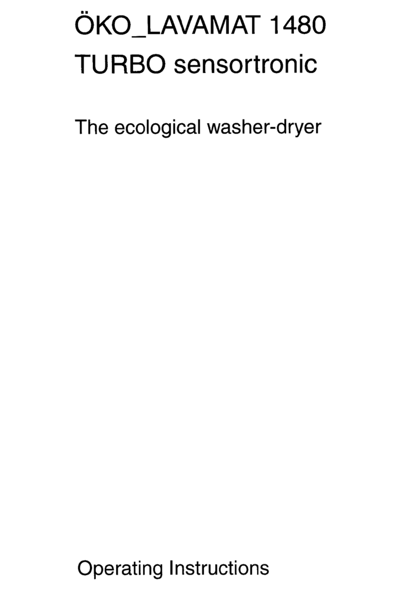 AEG Oko Lavamat 1480 owner's manual