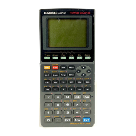 Casio FX-7700GB User manual